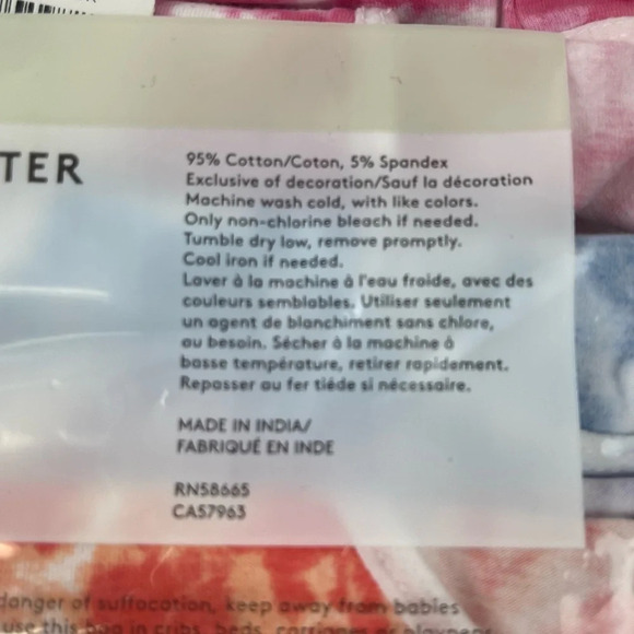 NEW Nordstrom 5 Pack Hipster Underwear Girls Size 2 / 3 Tie Dye Multicolor - Picture 4 of 11